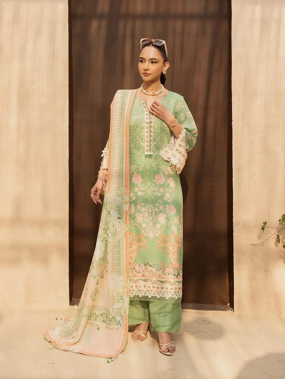 DP-06B Unstitched 3 Pcs Printed Cambric
