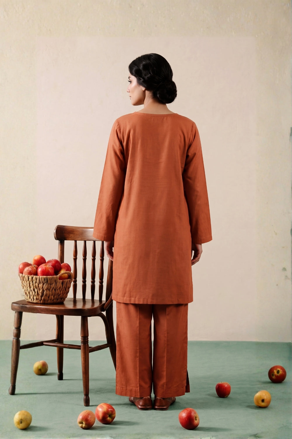 MFP-26-E002 - 2 Peice - Embroidered Viscose Suit