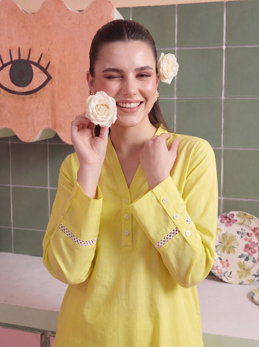 Buttercup Stitched Solid 2 Piece Suit